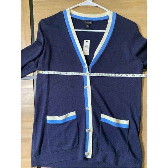 Talbots NWT Navy Blue Cardigan Sweater‎ - Picture 6 of 6